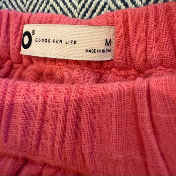 NWOT Kohls Goods For Life Coral Cotton Ruffle Tank Top Size M - Picture 3 of 7